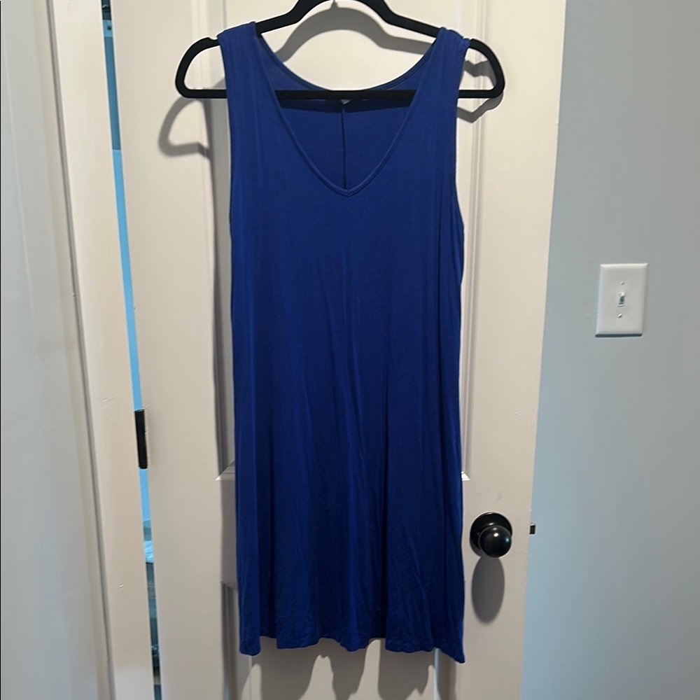 Blue Sleeveless Dress